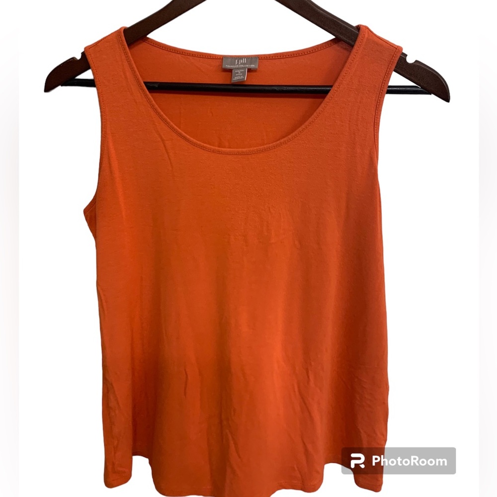 J Jill Wearever Easy A Line Tank in orange, PM